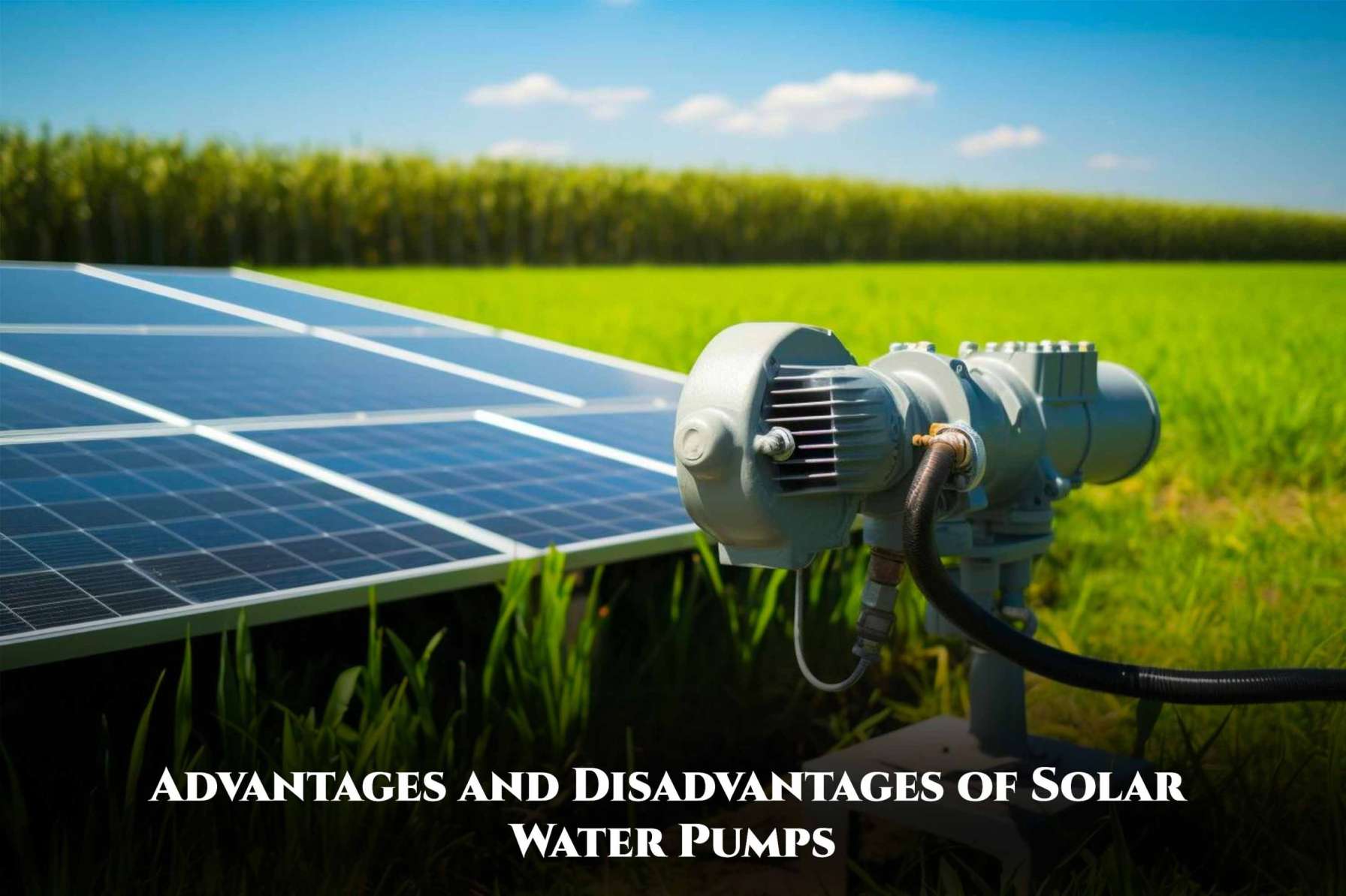 Advantages and Disadvantages of Solar Water Pumps