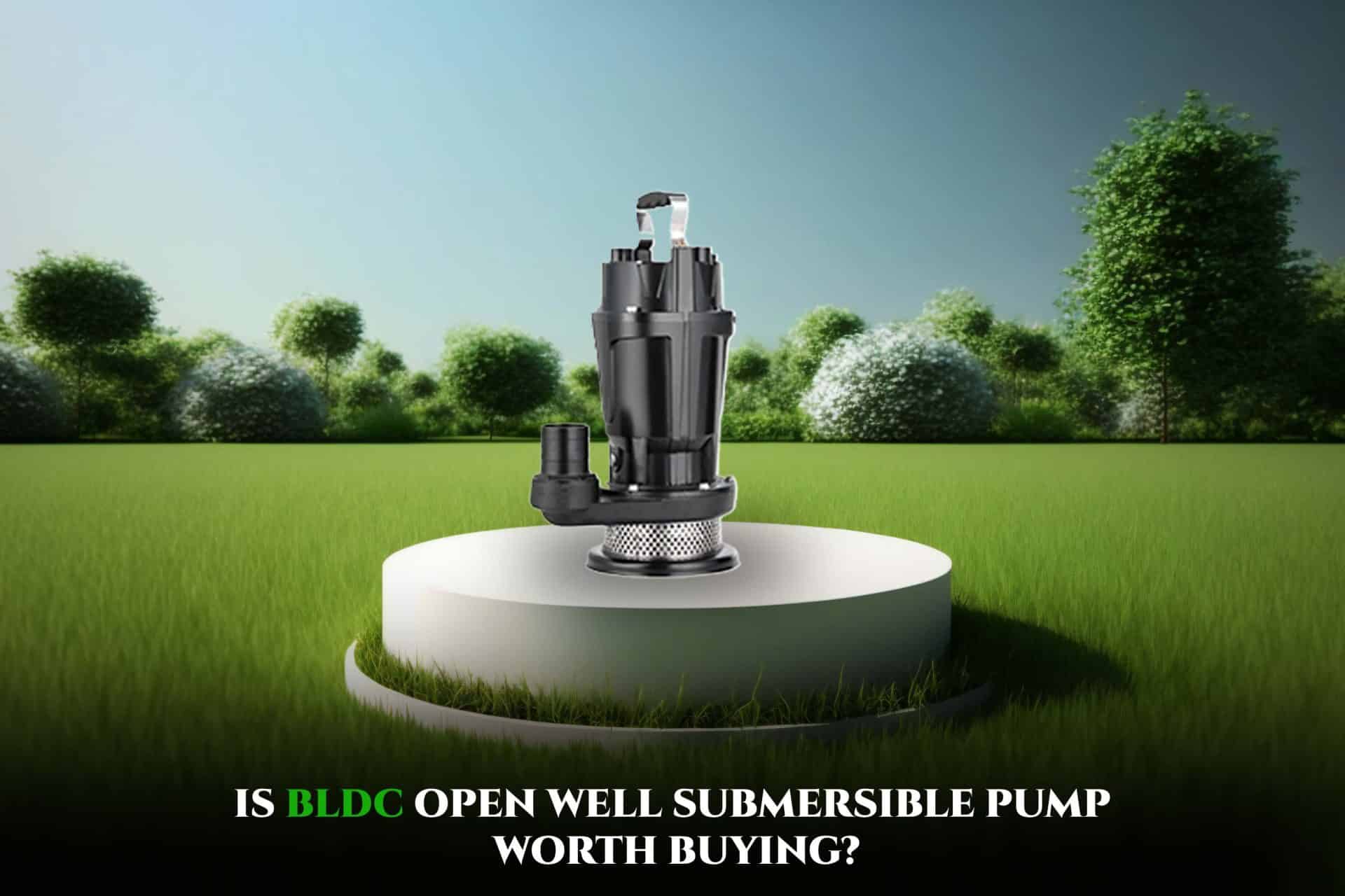 Bldc Open Well Submersible Pump
