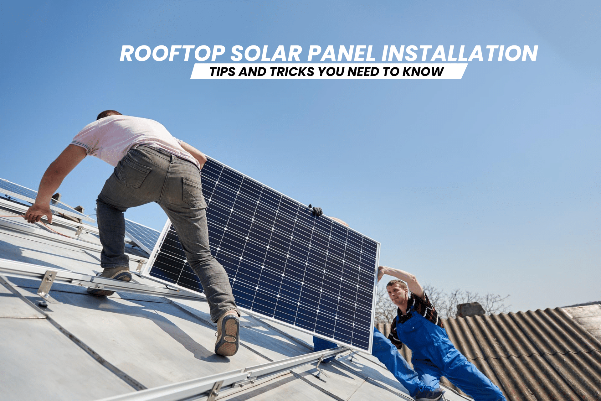 Rooftop Solar Panel Installation