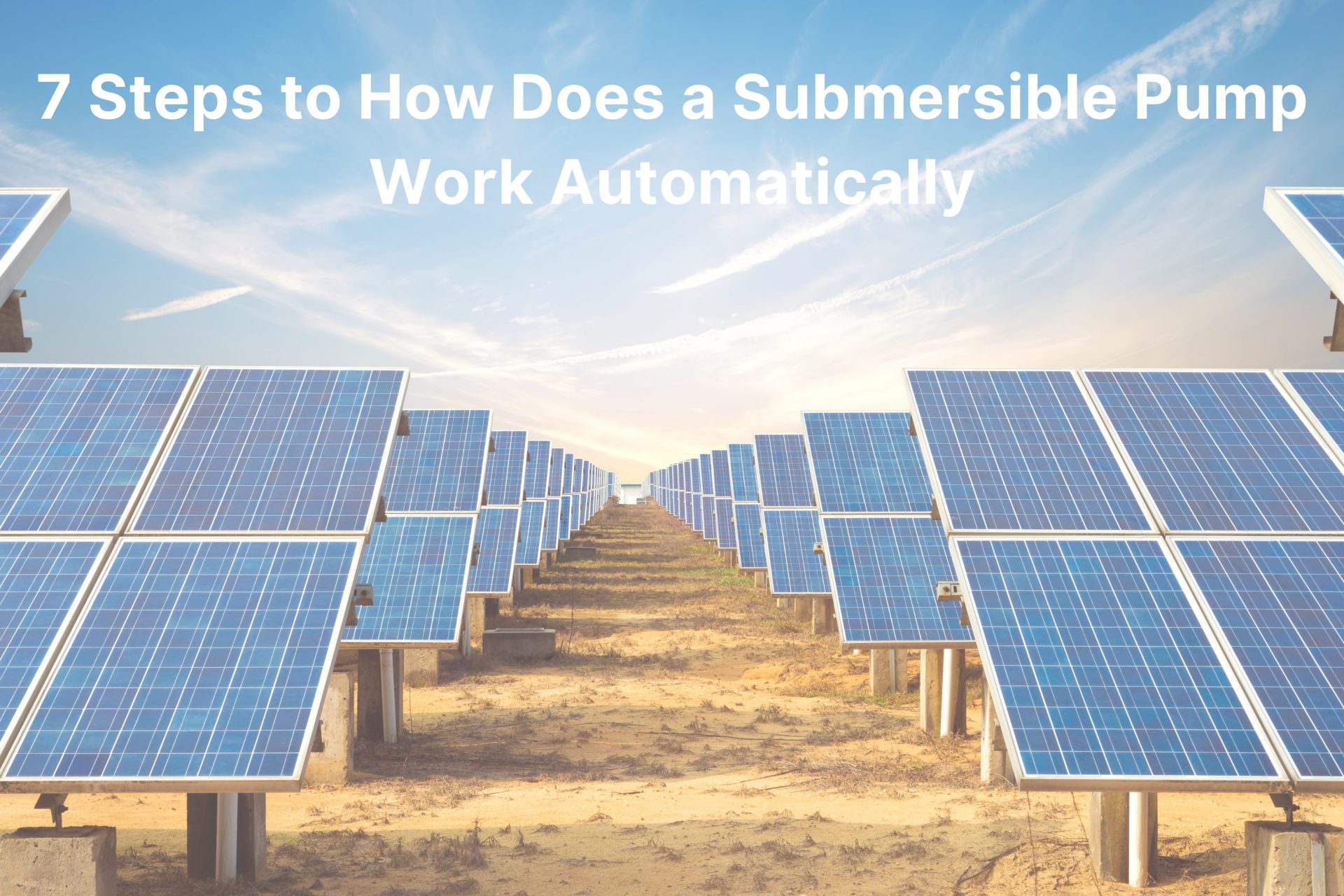 Submersible Pump Work Automatically